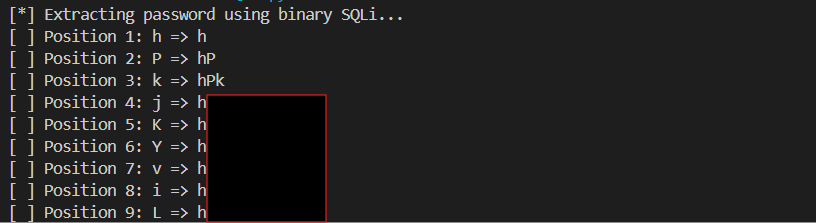 Terminal Log