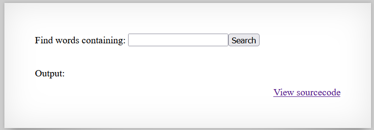 Input Field With Search