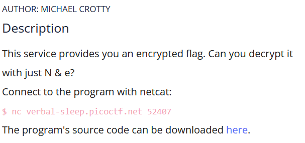 RSA Challenge